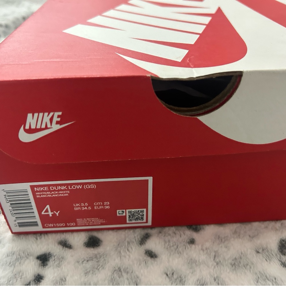 Nike Dunk Low GS Red Sneaker Box